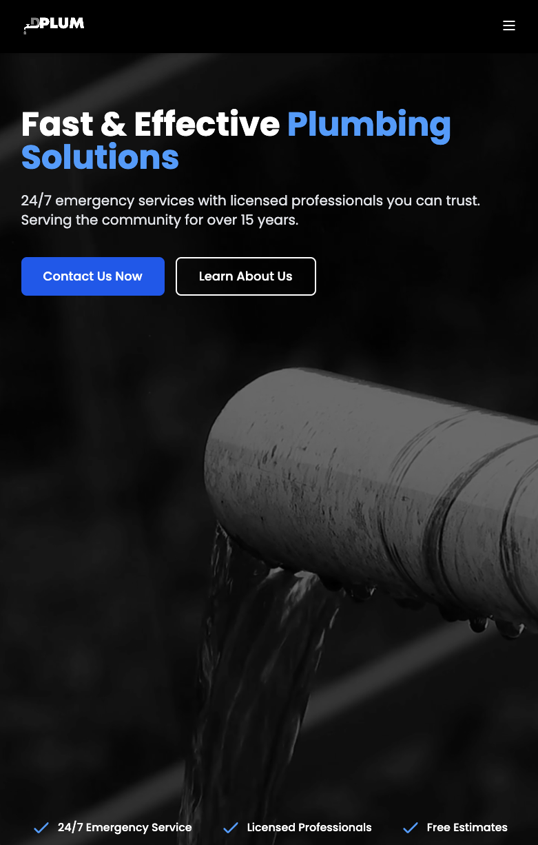 Plumbing Websites That Convert - Nexa Web Development